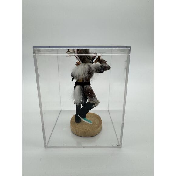 Vintage Native American Badger Kachina Doll Figurine Handmade 5” Collectibles - Picture 4 of 11